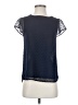 Papermoon 100% Polyester Blue Short Sleeve Blouse Size XS - photo 1