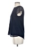 Papermoon 100% Polyester Blue Short Sleeve Blouse Size XS - photo 5