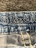 Miss Me 100% Cotton Hearts Silver Blue Jeans Size 25 waist - photo 4
