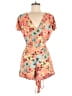 Privacy Please 100% Viscose Tropical Orange Romper Size M - photo 1