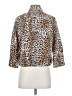 Chico's 100% Cotton Animal Print Tan 3/4 Sleeve Blouse Size Sm (0) - photo 2