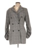 Willow & Clay 100% Polyester Plaid Gray Coat Size L - photo 1