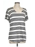 Mod-O-Doc Ivory Short Sleeve Top Size Lg (3) - photo 1