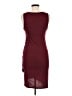 Leith Solid Burgundy Casual Dress Size M - photo 2