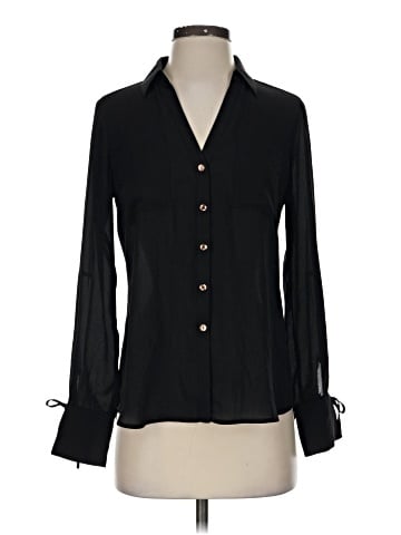 Candie's Long Sleeve Blouse (view 1)