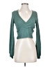 Zaful 100% Polyester Teal Long Sleeve Top Size S - photo 1