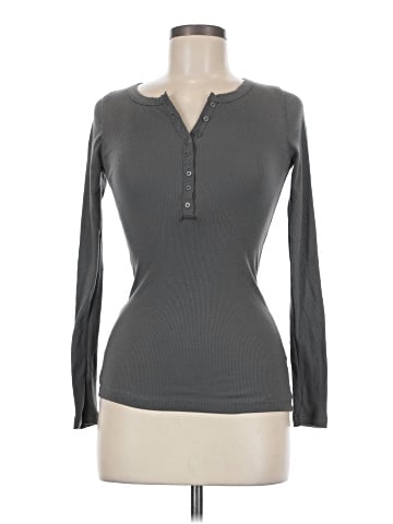 Active Basic Long Sleeve Henley (view 1)
