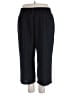 SOHO Apparel Ltd 100% Polyester Solid Black Casual Pants Size 3X - photo 1