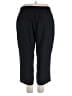 SOHO Apparel Ltd 100% Polyester Solid Black Casual Pants Size 3X - photo 2