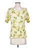 f.c Yellow Short Sleeve Blouse Size S (estimated) - photo 1