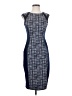 En Focus Studio Graphic Gray Cocktail Dress Size 4 - photo 1