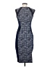 En Focus Studio Graphic Gray Cocktail Dress Size 4 - photo 2