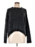 Mossimo Supply Co. 100% Polyester Metallic Black Pullover Sweater Size L - photo 1
