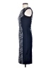 En Focus Studio Graphic Gray Cocktail Dress Size 4 - photo 5