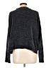 Mossimo Supply Co. 100% Polyester Metallic Black Pullover Sweater Size L - photo 2