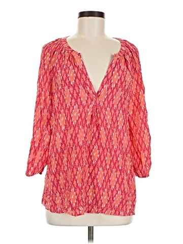 Joie 3/4 Sleeve Silk Top (view 1)