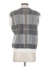 Unbranded 100% Polyester Plaid Gray Sweater Vest Size S - photo 2