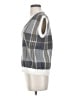 Unbranded 100% Polyester Plaid Gray Sweater Vest Size S - photo 5