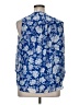 INC International Concepts Blue 3/4 Sleeve Blouse Size XL - photo 2
