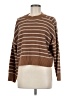For The Republic Stripes Brown Pullover Sweater Size M - photo 1