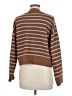 For The Republic Stripes Brown Pullover Sweater Size M - photo 2