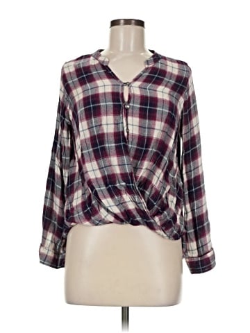 Skies Are Blue Long Sleeve Blouse (view 1)