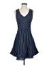 J.Crew 100% Polyester Stripes Blue Casual Dress Size XS - photo 1