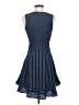J.Crew 100% Polyester Stripes Blue Casual Dress Size XS - photo 2
