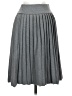 I.N. Studio Solid Gray Casual Skirt Size XS (estimated) - photo 2