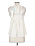 Ark & Co. 100% Polyester Ivory Sleeveless Blouse Size XS - photo 2