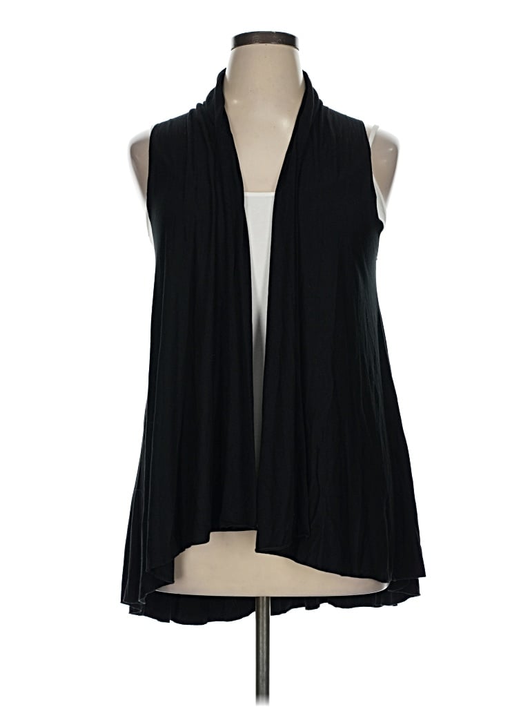 Pre-owned Comfy Usa Cardigan Sweater In Black
