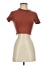 Cotton On Brown Short Sleeve Turtleneck Size S - photo 1