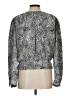 Shapely Silver Long Sleeve Blouse Size L (estimated) - photo 2