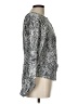 Shapely Silver Long Sleeve Blouse Size L (estimated) - photo 4