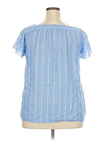 St. John's Bay Short Sleeve Blouse (view 2)