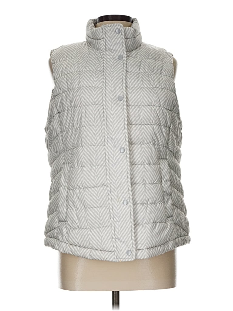 Pre-owned Gap Outlet Vest In Silver
