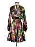 Current Air 100% Polyester Print Green Cocktail Dress Size XS - photo 1