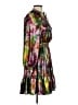 Current Air 100% Polyester Print Green Cocktail Dress Size XS - photo 4