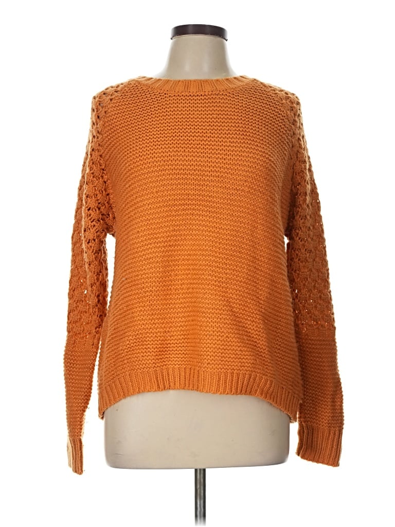Pre-owned Assorted Brands Pullover Sweater In Orange