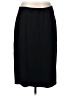 Eileen Fisher Solid Black Formal Skirt Size L - photo 1