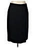 Eileen Fisher Solid Black Formal Skirt Size L - photo 2