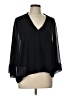 Zara Black 3/4 Sleeve Blouse Size L - photo 1