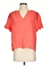 Chico's Orange Short Sleeve Blouse Size Sm (0) - photo 1