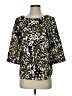 Boden 100% Polyester Green 3/4 Sleeve Blouse Size 4 - photo 1