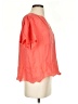 Chico's Orange Short Sleeve Blouse Size Sm (0) - photo 4