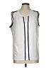 Calvin Klein White Sleeveless Blouse Size L (estimated) - photo 1