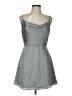 Lulus 100% Polyester Polka Dots Gray Casual Dress Size L - photo 1