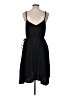 Gap 100% Polyester Solid Black Casual Dress Size 10 - photo 2