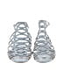Vince Camuto Metallic Silver Blue Sandals Size 9 - photo 2