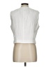 DKNY White Sleeveless Blouse Size L - photo 2
